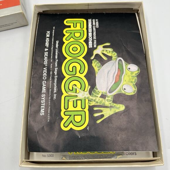 Frogger (Atari 2600) Game CIB Complete - Picture 14 of 14